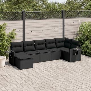 VidaXL set divano da giardino Polirattan  