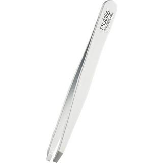 Rubis  Pinzette gerade, weiss, Inox 