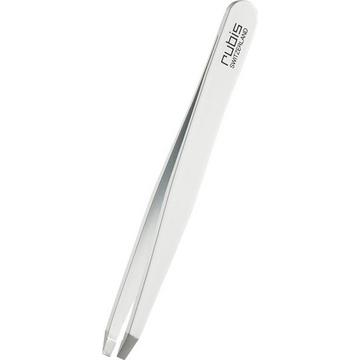 Pinzette gerade, weiss, Inox