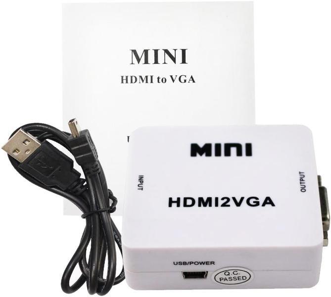 eStore  VGA-zu-HDMI-Videokonverter-Adapter 720p 1080p 