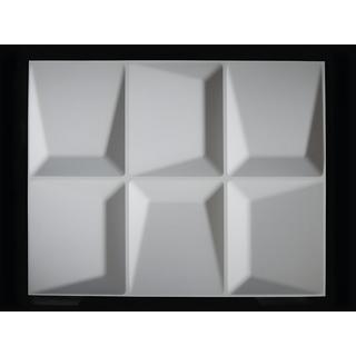 Vente-unique Pannello da parete 3D TESSEL da pitturare pacchetto da 3 m² Lotto da 6 pezzi  