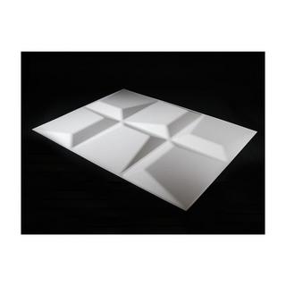 Vente-unique 3D Wandpaneel Tessel 1 Pack 3 m² Set aus 6 Teilen  