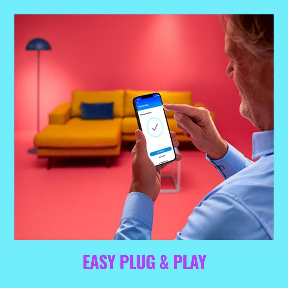 WIZ WiFi Smart LED E27 P45 40W 470lm Colore  