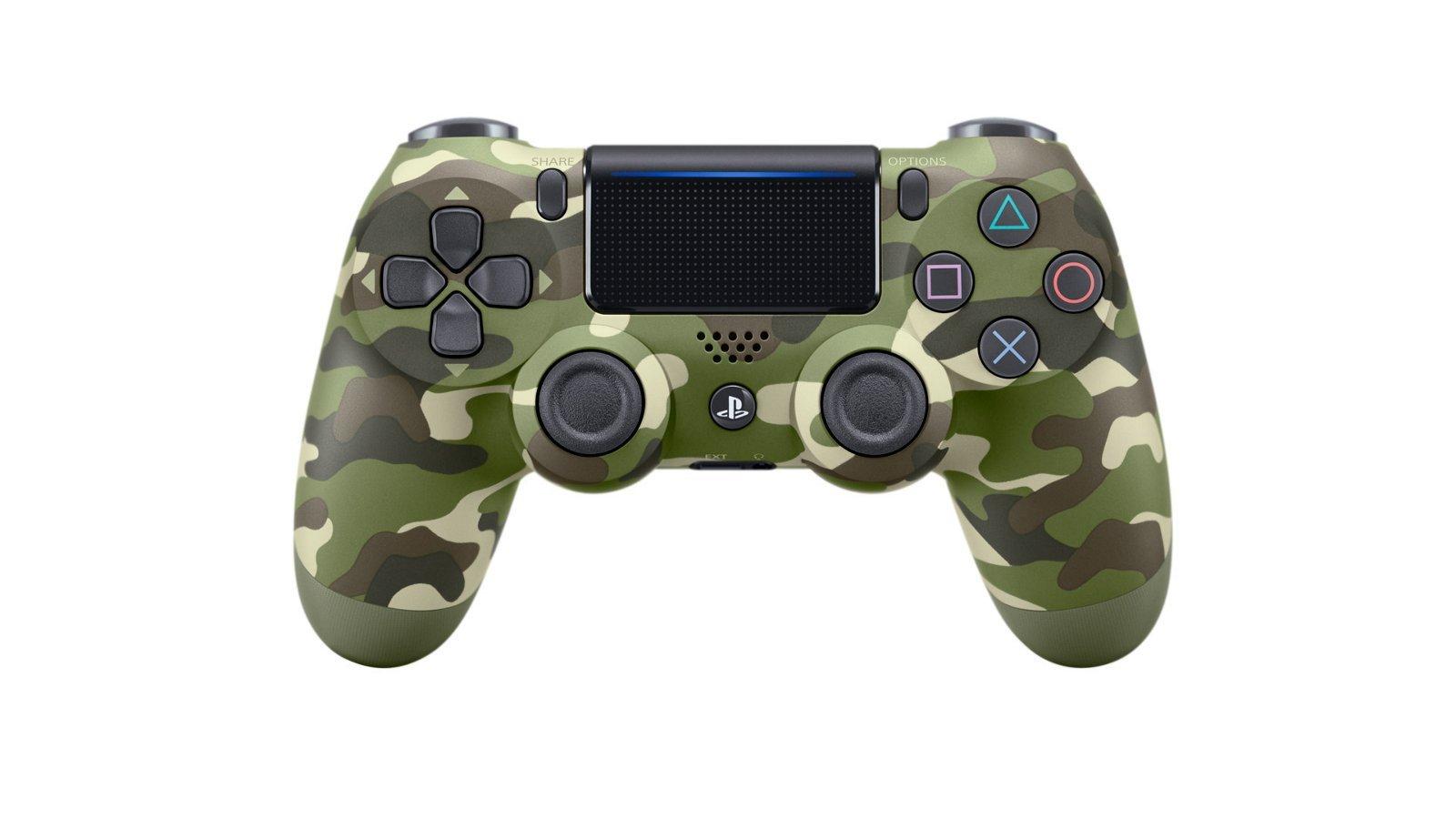 Image of DualShock 4 V2 Camouflage Bluetooth/USB pad Analog / Digital PlayStation 4