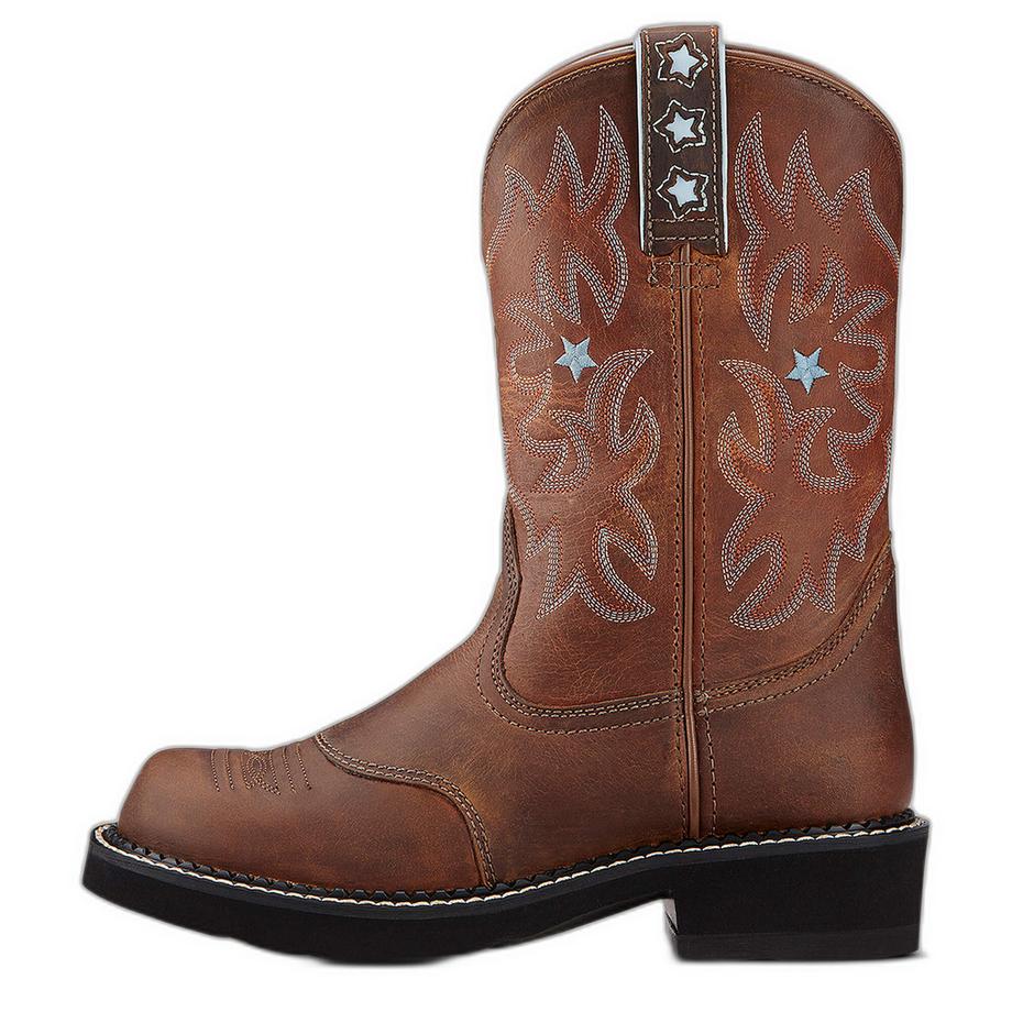 bottes western en cuir probaby