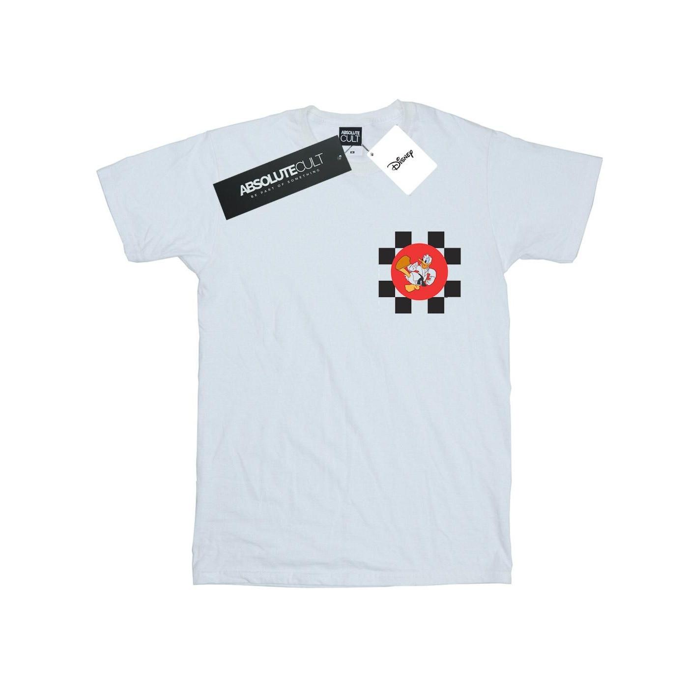 Image of Donald Duck Karate Kick Tshirt Damen Weiss S