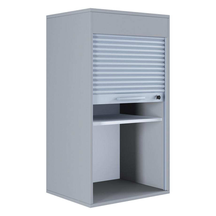 VCM Büroschrank | Aktenschrank mit Rollladen| Maße ca. H. 93 x B. 50 x T. 40 cm – Aktos L  