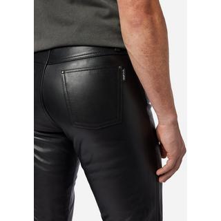 RICANO  Lederhose No. 3 TR Jeans, Im klassischem 5-Pocket-Stil aus gewachstes Rindsleder 