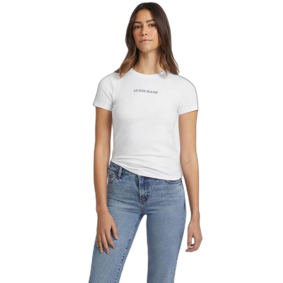 GUESS T-Shirt Slim Logo Stampato  
