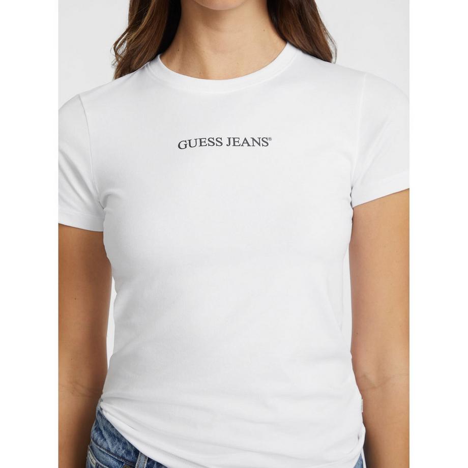 GUESS T-Shirt Slim Logo Stampato  