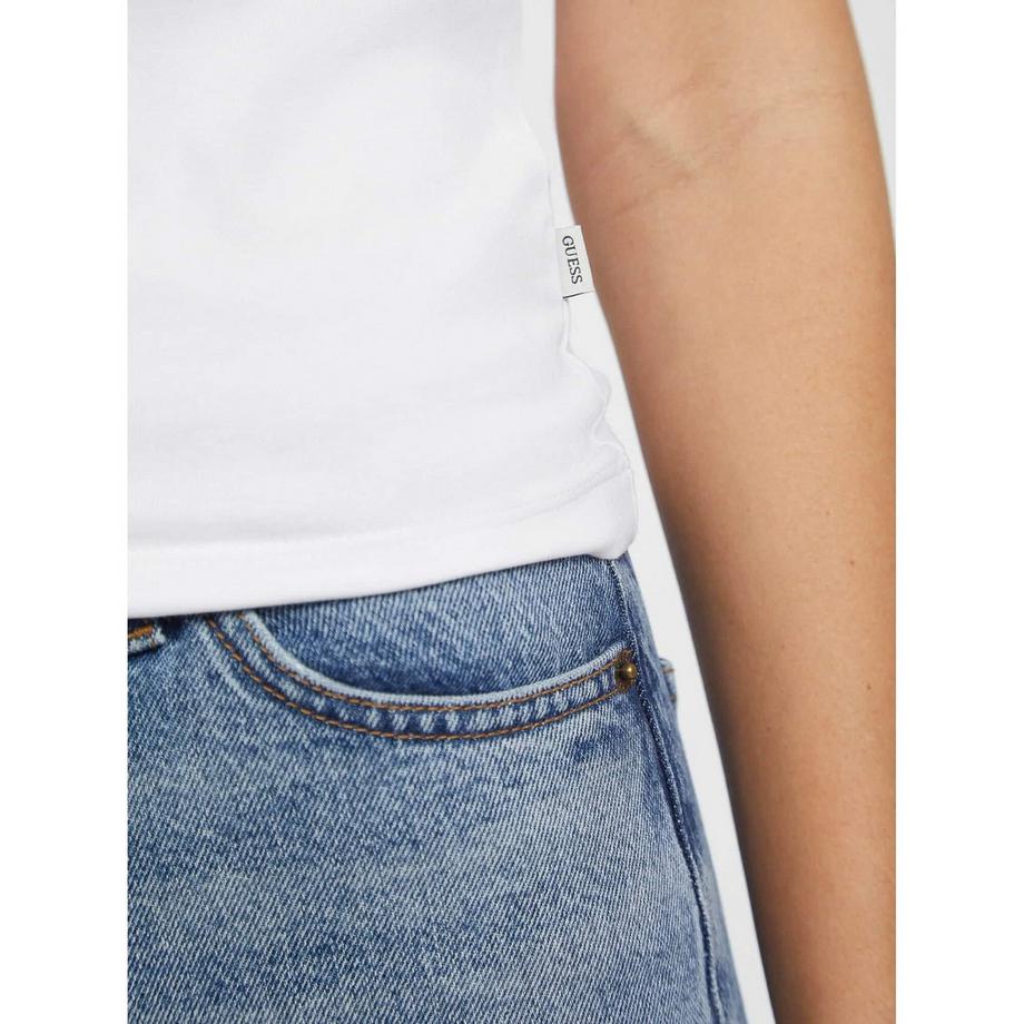 GUESS T-Shirt Slim Logo Stampato  