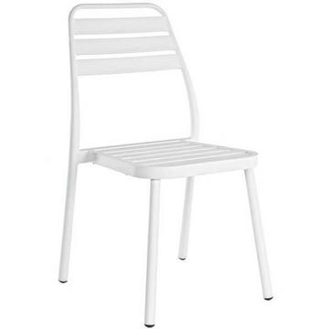 Chaise de jardin Lennie blanc