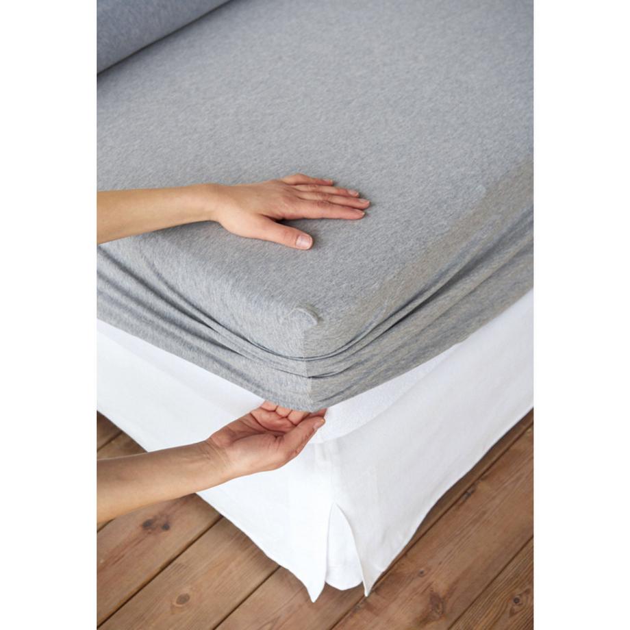 Living Home Melange Feinjersey Drap-housse  