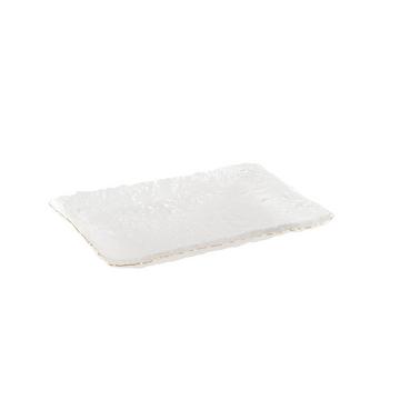 PLAT A CAKE BORD DORE 23X14.5X2.5CM