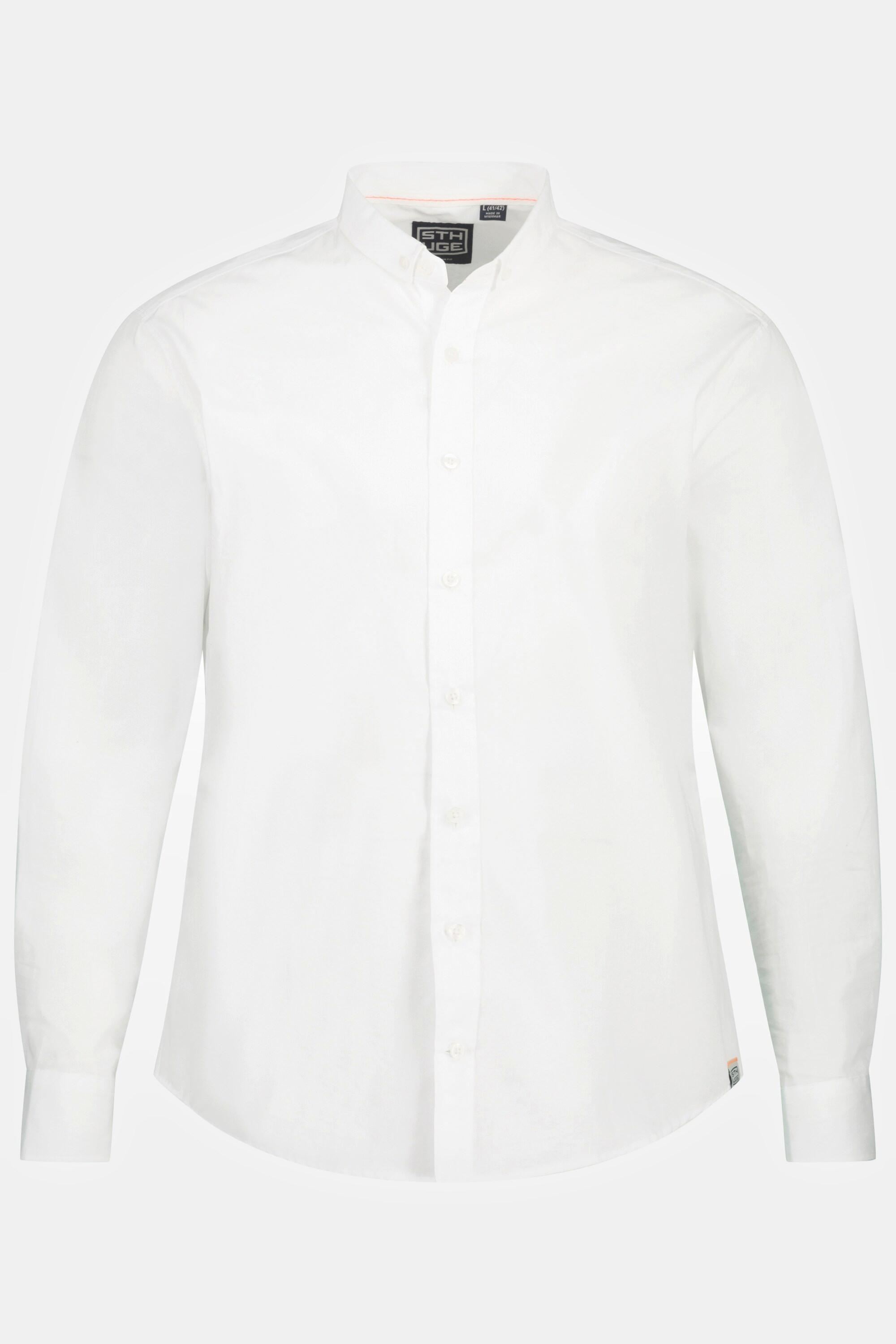 Sthuge  Hemd, Langarm, Modern Fit, Mini-Buttondown-Kragen 