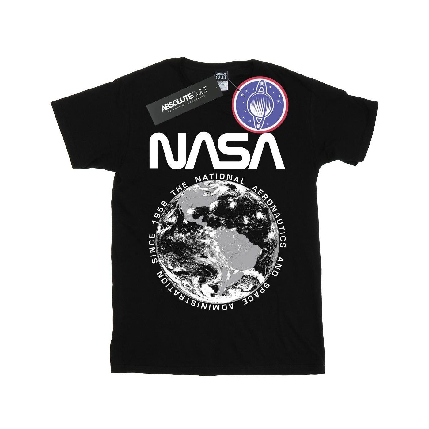 Image of Planet Earth Tshirt Jungen Schwarz 152-158