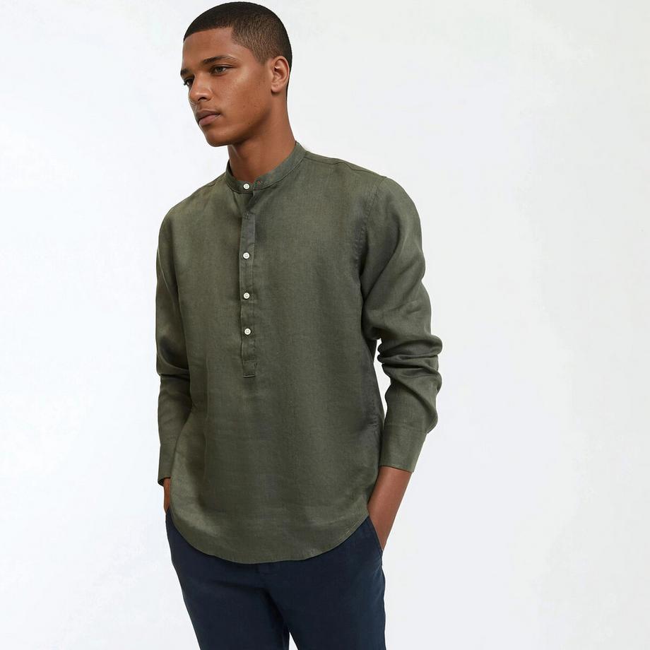 Chemise vareuse en lin