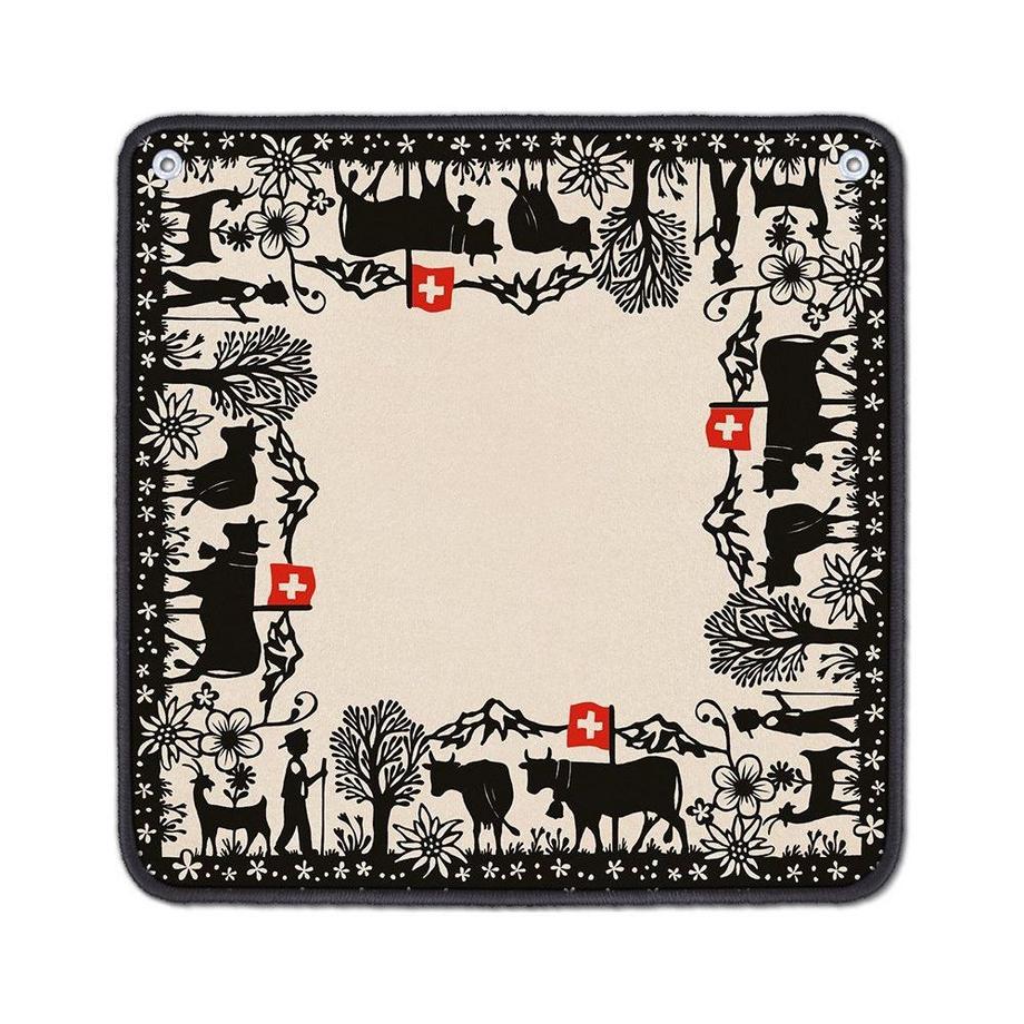 Carta.Media  Spiele Jassteppich Scherenschnitt 