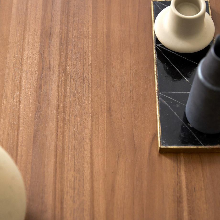 Tikamoon Table en teck massif 6-8 pers. Trestle  