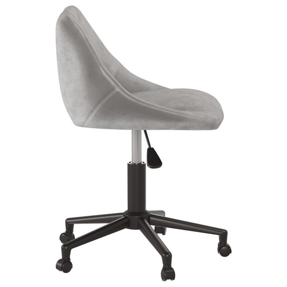VidaXL Chaise de bureau pivotante velours  
