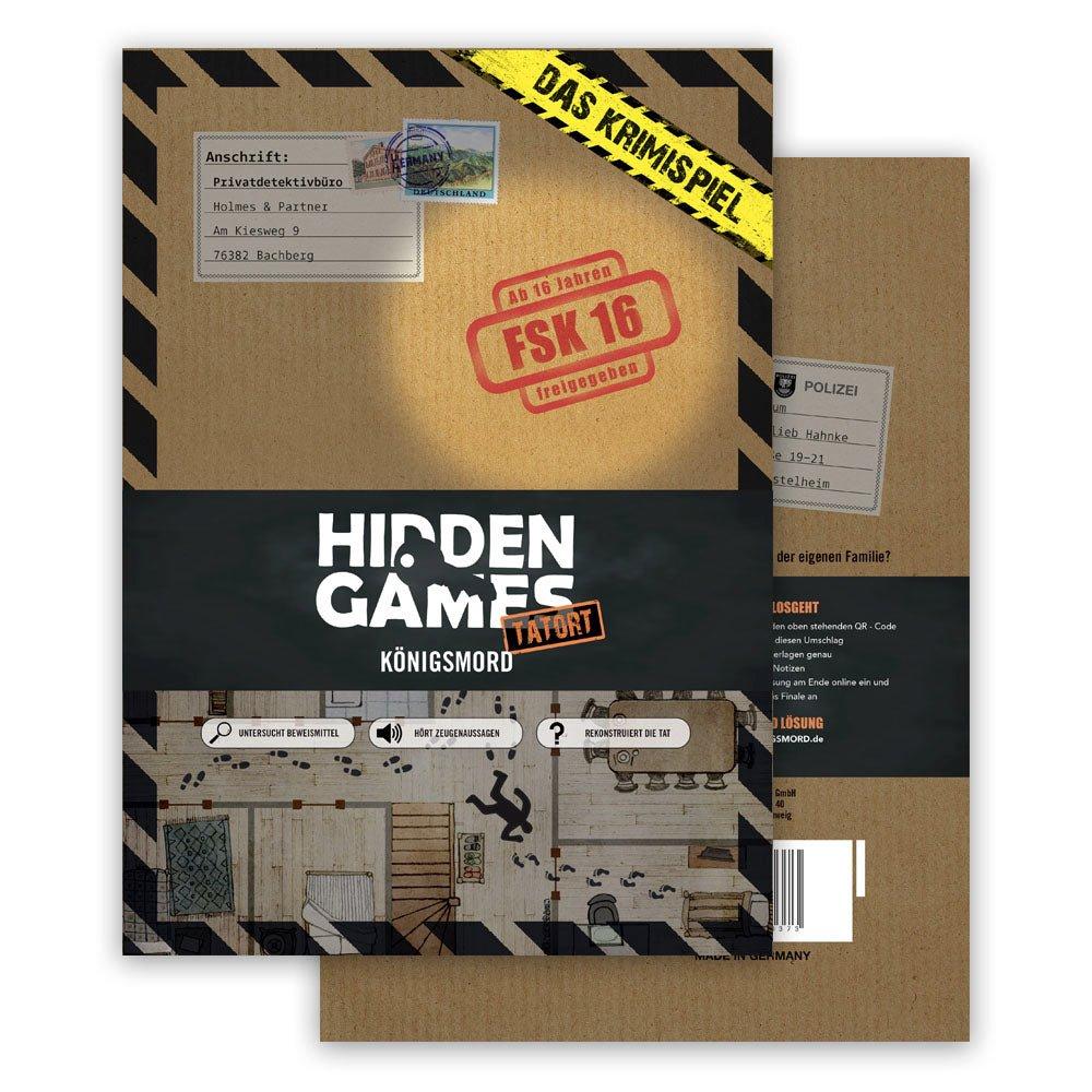 Hidden Games  Hidden Games HGFA05KM gioco da tavolo KING MURDER 90 min Carta da gioco Detective 