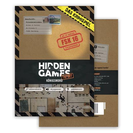 Hidden Games  Hidden Games HGFA05KM gioco da tavolo KING MURDER 90 min Carta da gioco Detective 