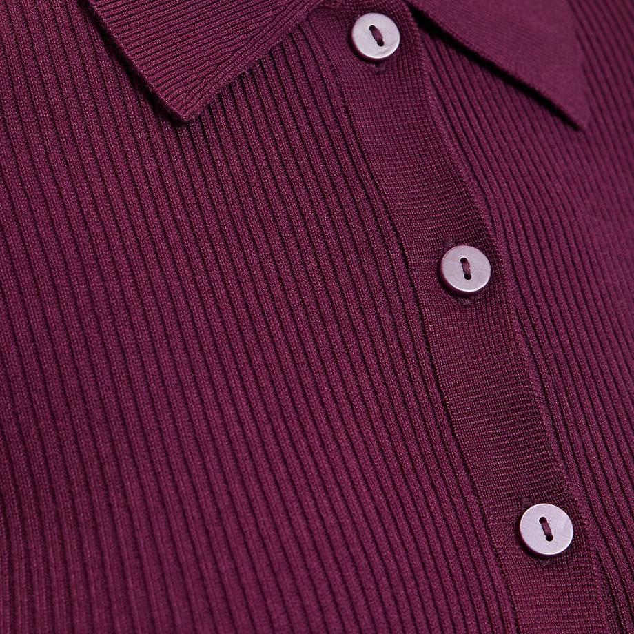 La Redoute Collections Feinstrickcardigan mit Kragen und Knopfverschluss  