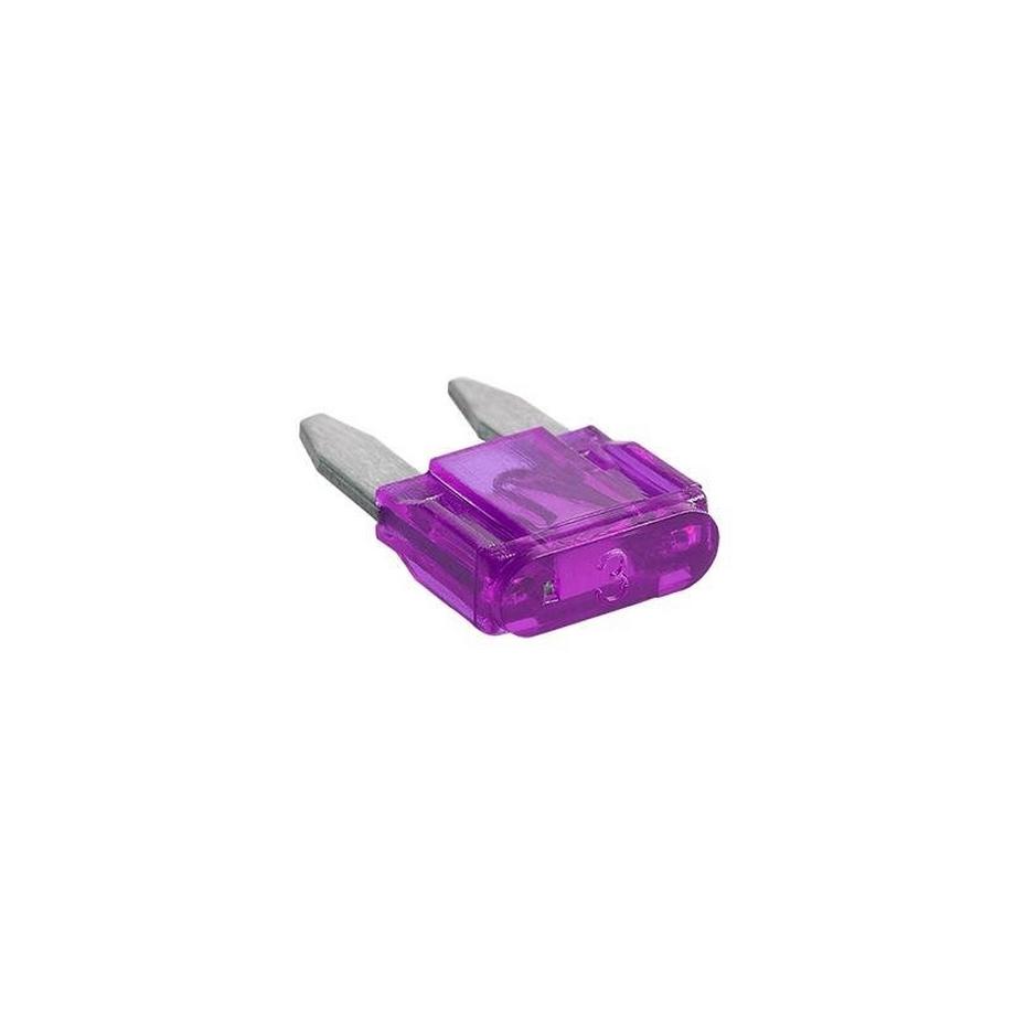 Pricenet  Fusibles à lame mini 3A violet 6 pièces sous blister 