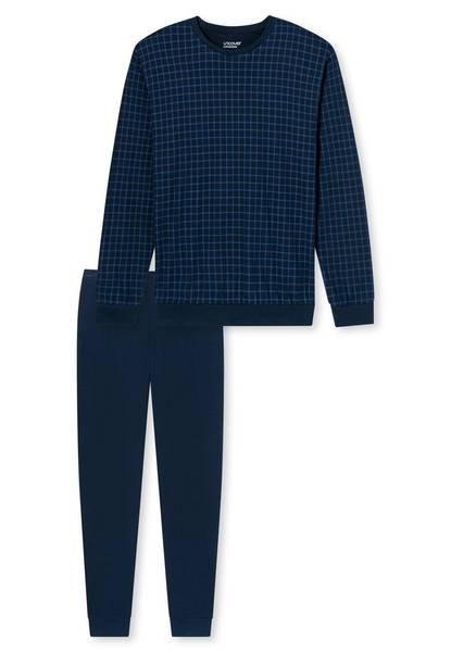 Image of Pyjama Homewear Bequem Sitzend Unisex Blau L