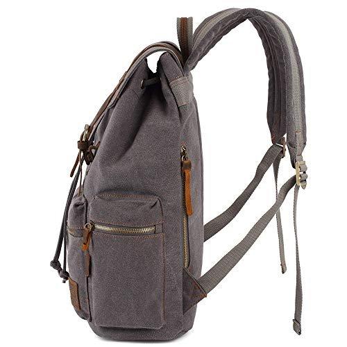 Only-bags.store Vintage Rucksäcke 15 Zoll, Schulrucksack Daypack Retro Stylisch Backpack für Outdoor Wanderreise  