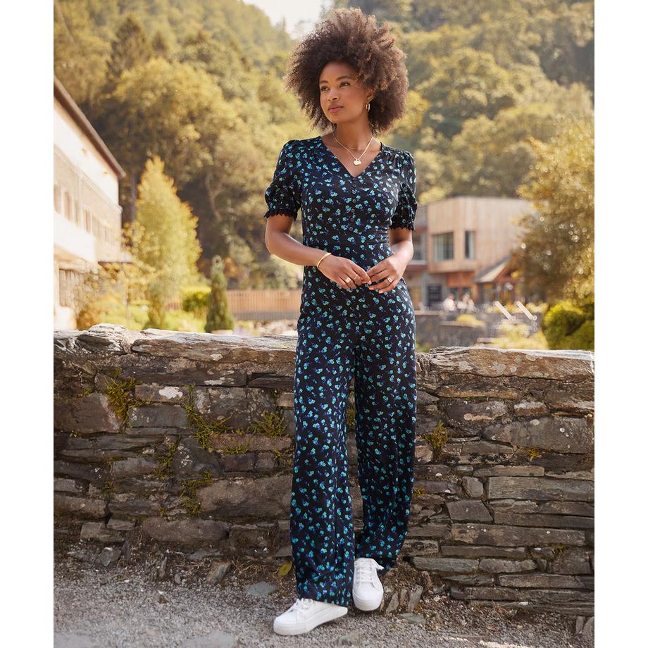 Joe Browns Weit geschnittener Jumpsuit mit Blumenmuster  
