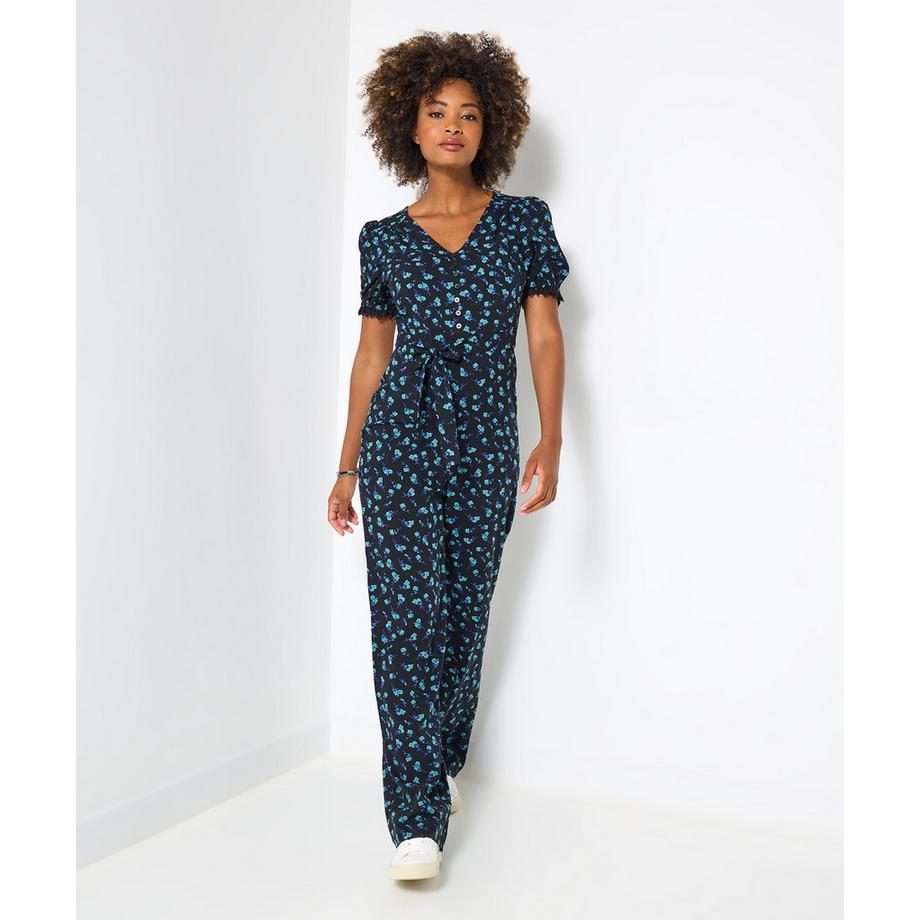 Joe Browns Weit geschnittener Jumpsuit mit Blumenmuster  