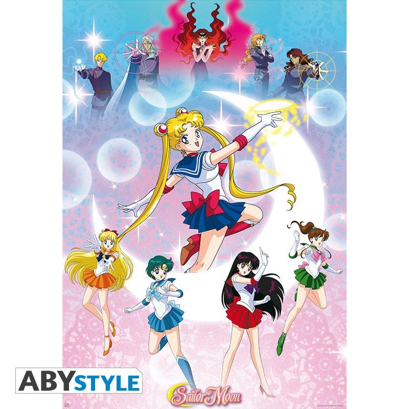 Image of Poster - Gerollt und mit Folie versehen - Sailor Moon - Moonlight power Poster - Gerollt und mit Folie versehen - Sailor Moon - Moonlight power