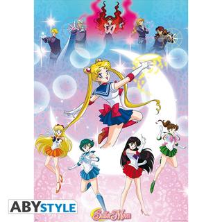 Abystyle Poster - Gerollt und mit Folie versehen - Sailor Moon - Moonlight power  