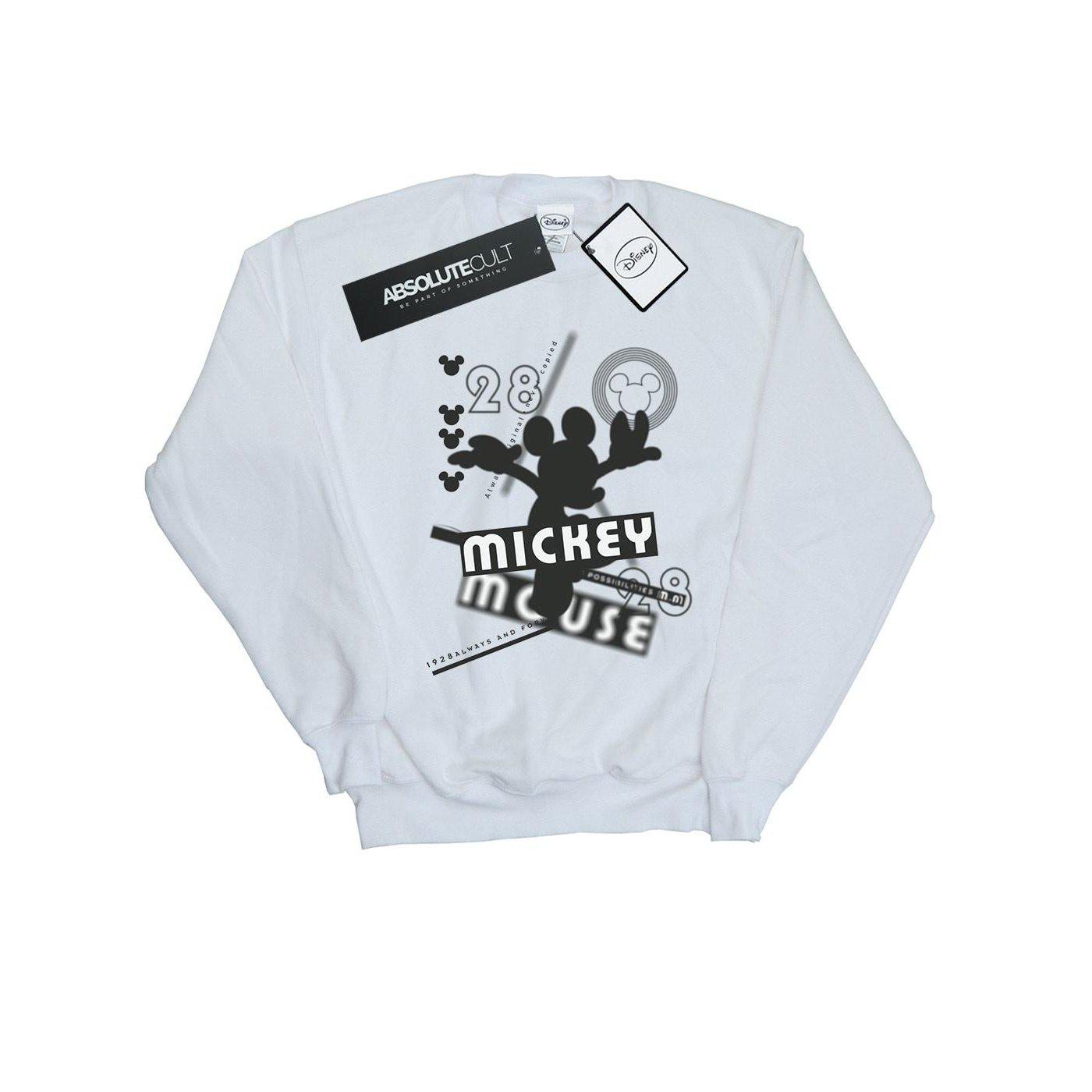 Image of Mickey Mouse Always And Forever Sweatshirt Unisex Weiss 116