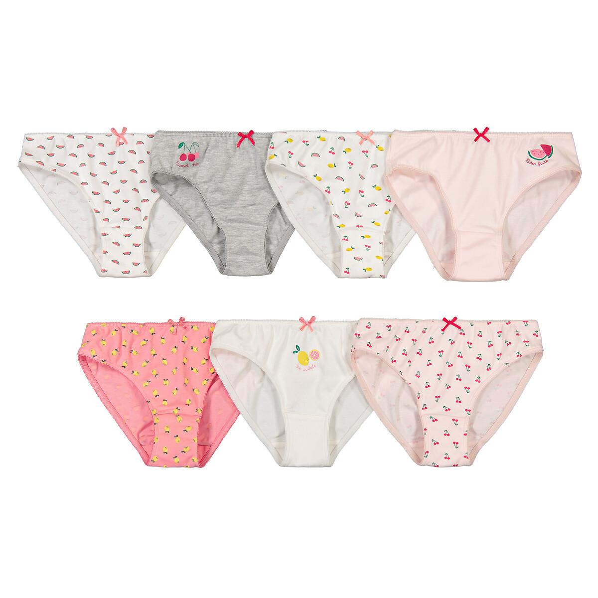 La Redoute Collections  Lot de 7 culottes imprimées fruits 