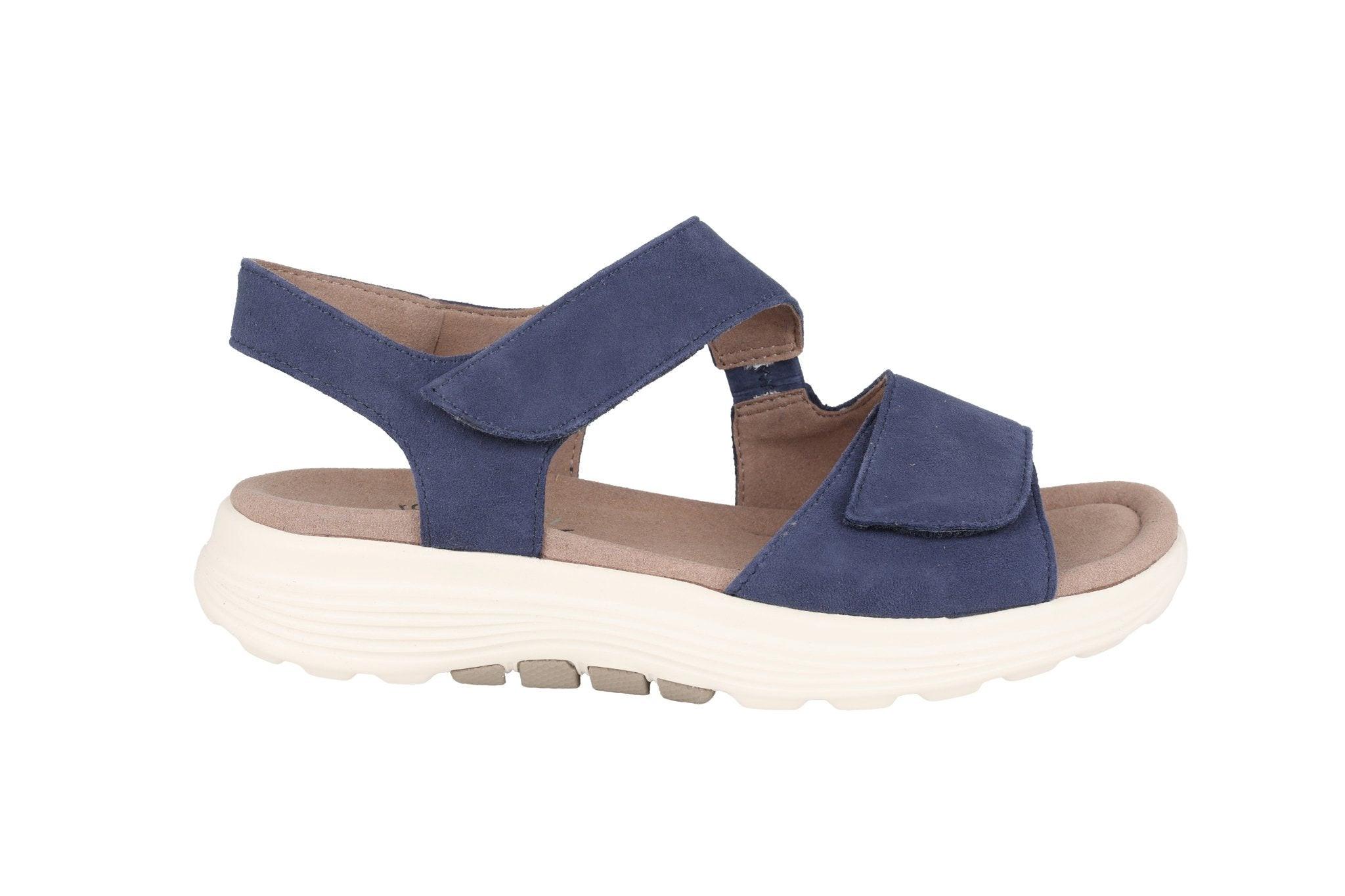 Image of Wildleder Wandersandale Damen Blau 44