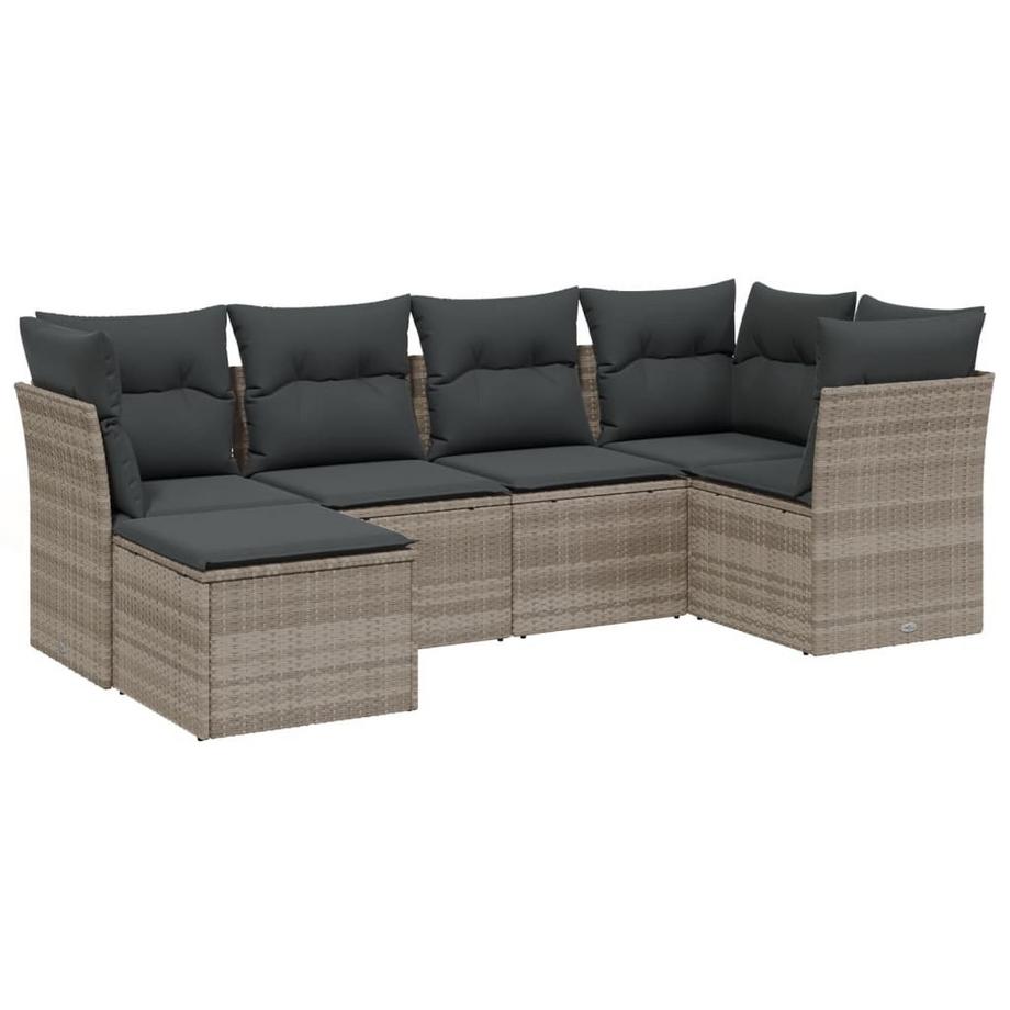 set divano da giardino Polirattan