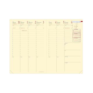 Quo Vadis Quo Vadis - Terminkalender - 2025 - Minister S Prestige - Die Woche Planning - Deutsch - Soho - Blau - Dez/Dez - 16x24 cm - Clairefo ntaine-Papier Elfenbein - Hergestellt in Frankreich  