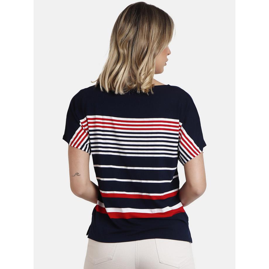 Admas Kurzarm T-Shirt Navy  