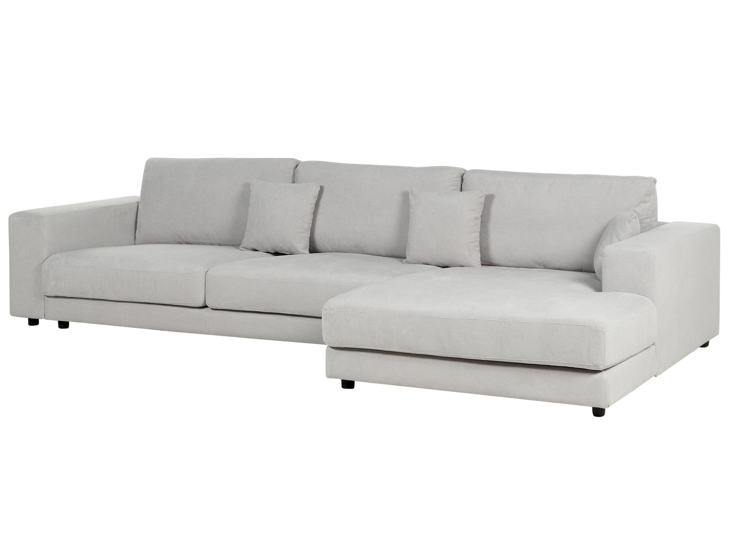 Beliani Ecksofa aus Polyester Modern LOFOTEN  