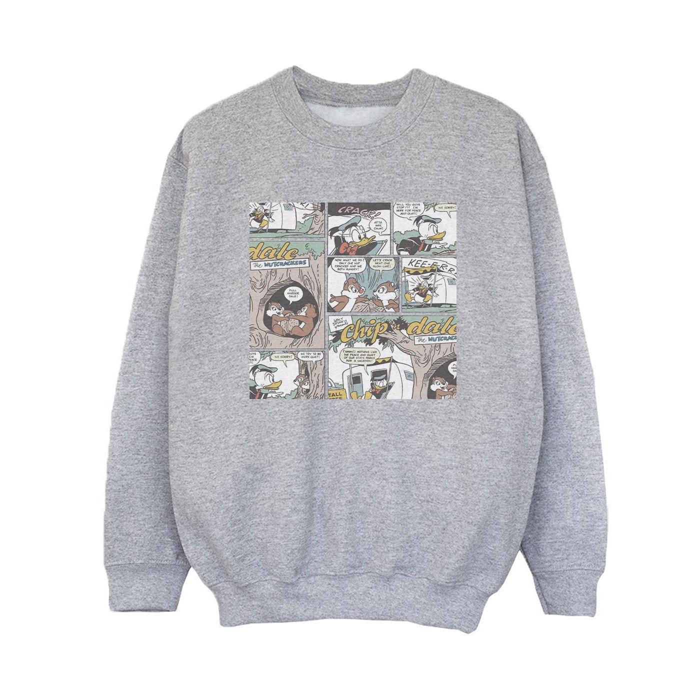 Image of Chip 'n Dale Comic Sweatshirt Unisex Grau 140/146