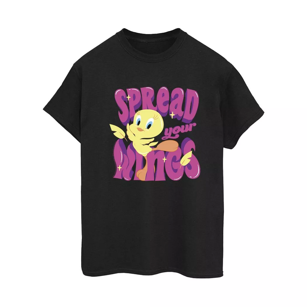 LOONEY TUNES - Tweeday Spread Your Wings TShirt, für Damen, Schwarz, Größe S