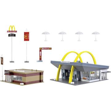 Restaurant rapide H0 McDonald's avec Mccafé
