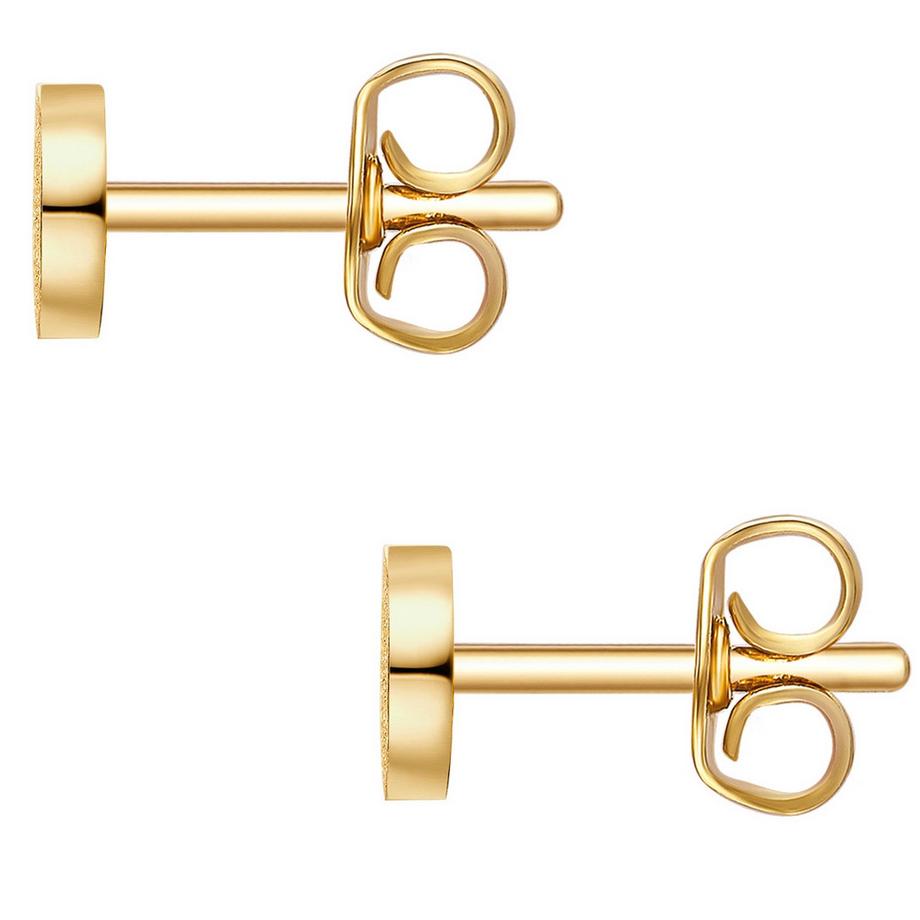 Lulu & Jane  Ohrstecker Edelstahl gelbgold 