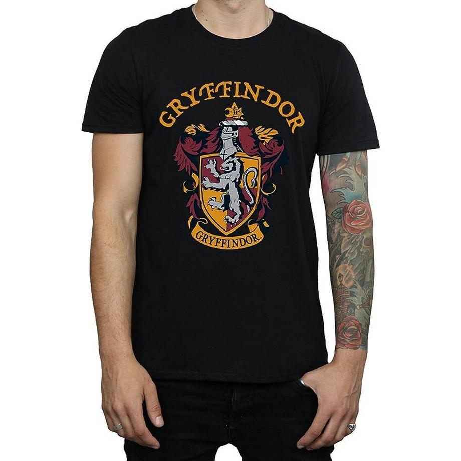 Harry Potter T-Shirt Gryffindor Stemma Maniche Corte  