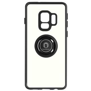 Avizar  Coque Samsung Galaxy S9 Noir avec Anneau 