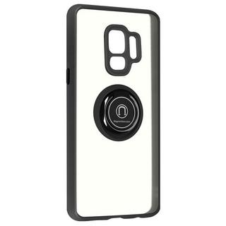 Avizar  Coque Samsung Galaxy S9 Noir avec Anneau 