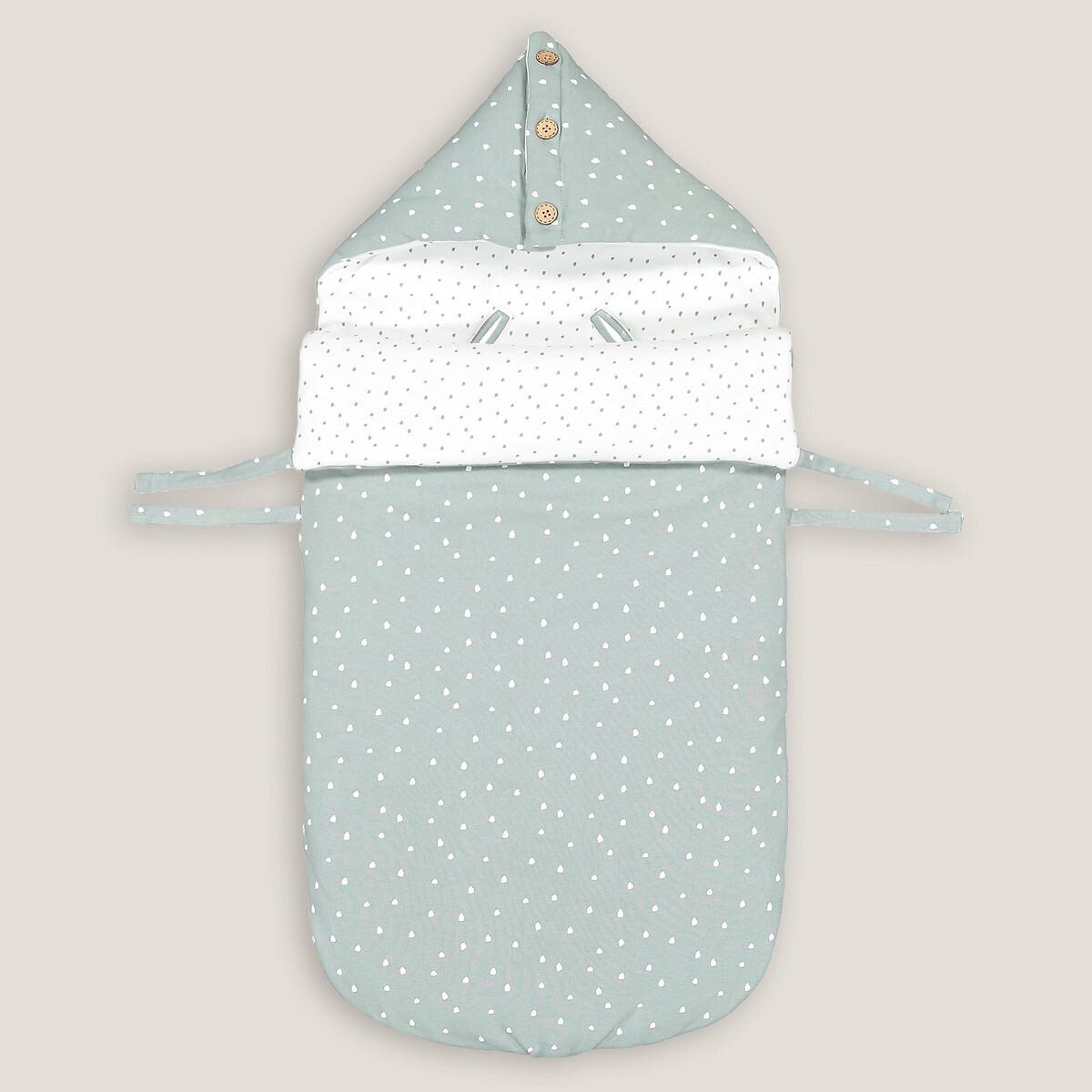 Image of Bedruckter Ausfahrsack Mit Kapuze Unisex Grün ONE SIZE