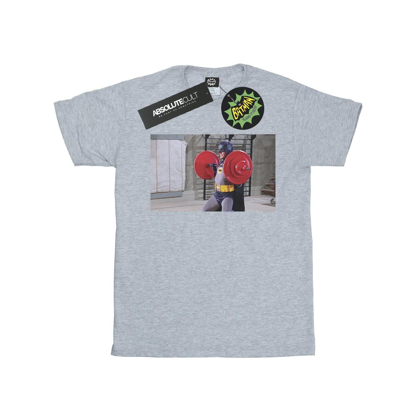 Image of Batman Tv Series Bat Gains Tshirt Herren Grau S